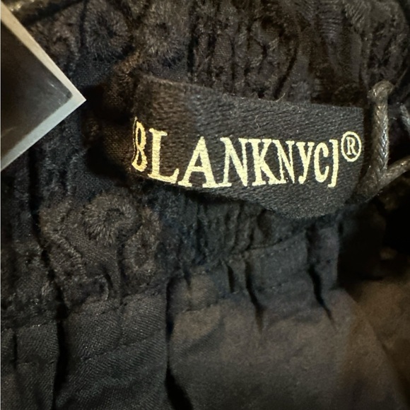 Blank NYC High Waist Black Eyelet Women's Shorts - Picture 6 of 8